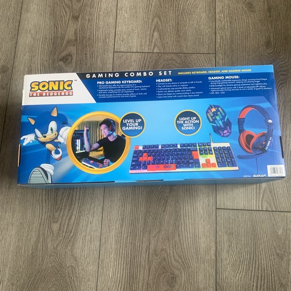 Video Games & Consoles Sonic Hedgehog Gaming Combo Set